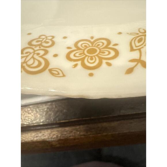 Set of 8 Vintage Corelle Corning Butterfly Gold Dinner Plates 10.25" - Picture 5 of 6